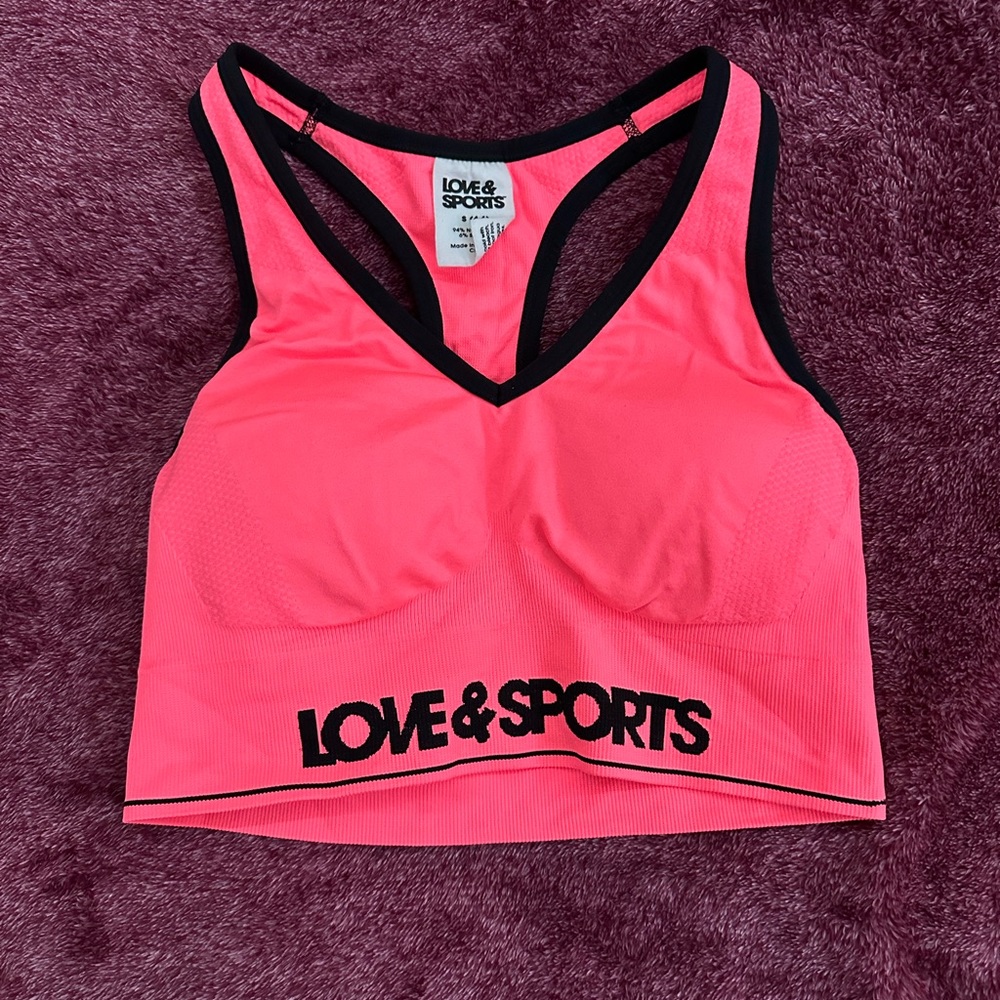 Hot Pink Sports Bra